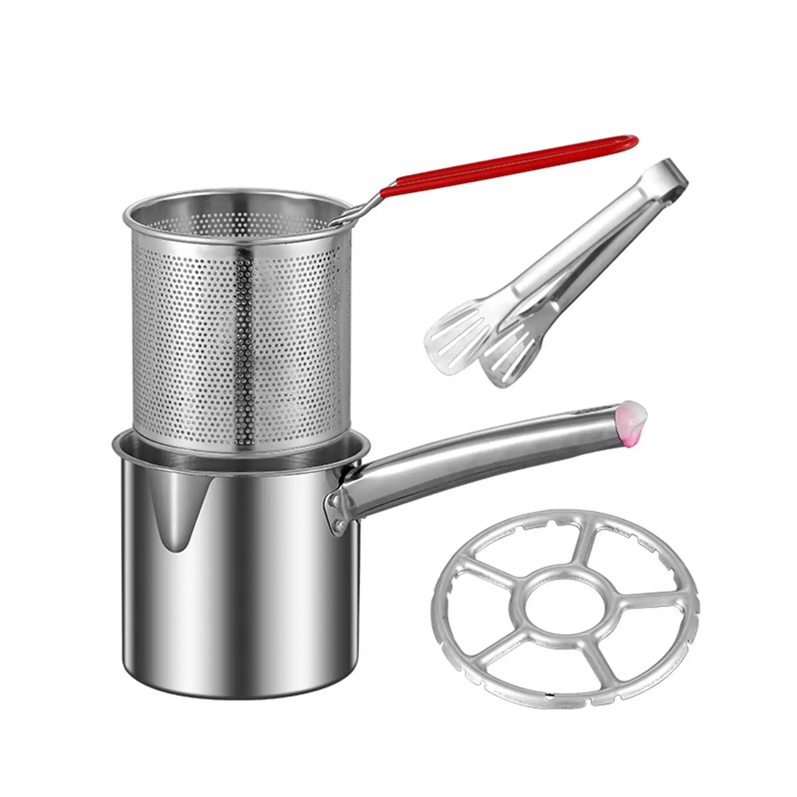 Deep Fryer Pot Nonstick with Strainer Basket for Cooking Restaurant Frying Deep Fryer Pot Nonstick with Strainer Basket for Cooking Restaurant Frying