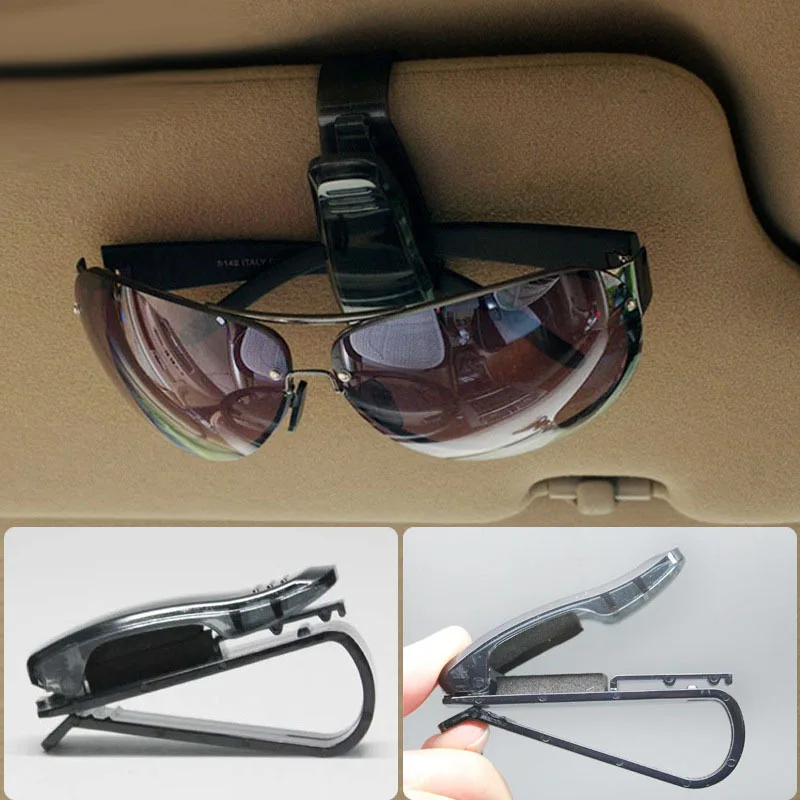 

Car Sun Visor Glasses Sunglasses Ticket Receipt Card Clip Storage Holder Clamp Collection Clip
