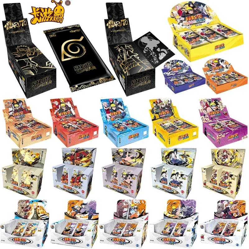 Kyou Original 2023 New Naruto Serie Completa Card Booster Pack Box Anime Figure Rare Collection Cards Flash Card Toy For Gift