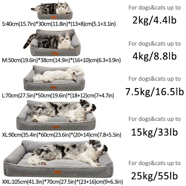 Dog Bed Four Season Universal Large Space Removable Waterproof Pet Nest Non Slip Pet Sleeping Beds Supplies Dog Accessories 6