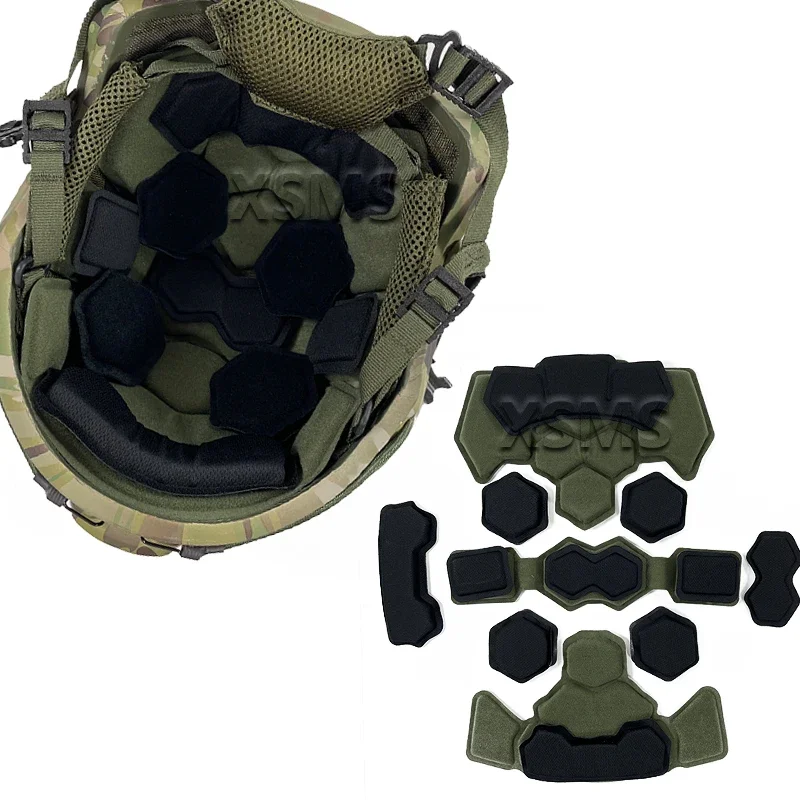 TacticalHelmetGen4MemoryFoamPadAirsoftPaintballHelmetProtectivePadsInternalMatFor