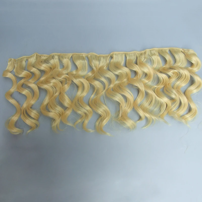 1pcs 15 cm high temperature heat resistant doll hair for 1/3 1/4 1/6 BJD diy curly doll wigs 4