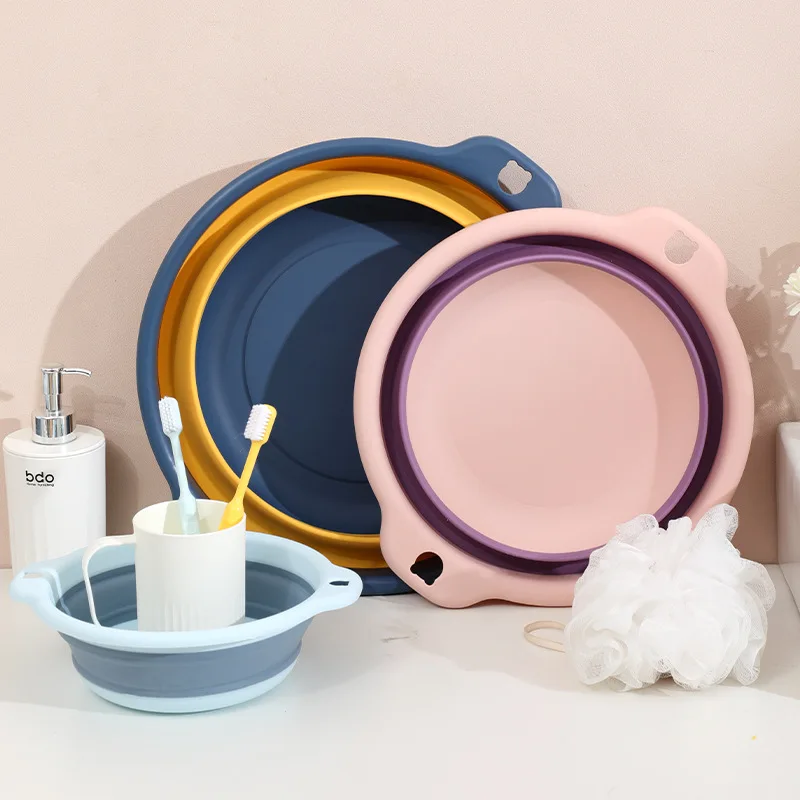 Folding Wash Basin Collapsible Wash Basin Foldable Wash Basin Household Large Student Dormitory Laundry Baby Wash