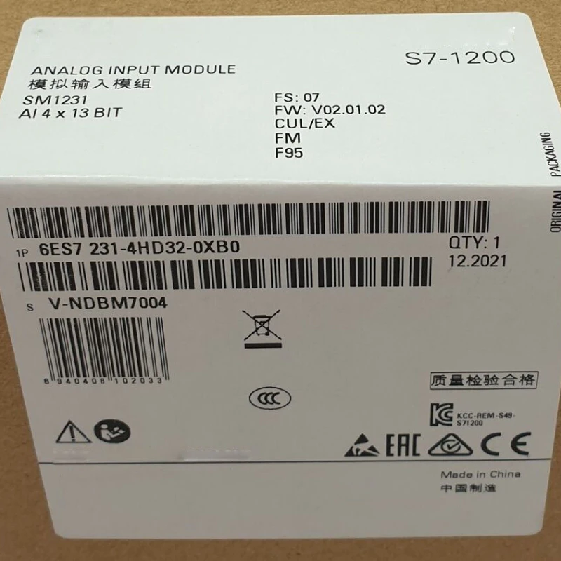 

New input module 6ES7231-4HD32-0XB0 6ES7 231-4HD32-0XB0 6ES72 31-4HD32-0XB0 Quick delivery warranty for one year