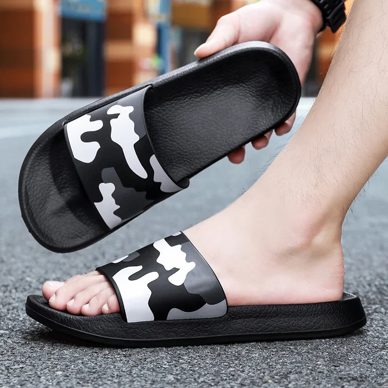 Slippers For Men Indoor Outdoor Men's Slipper Summer Man Sandal Fashion Casual Soft Non-slip Lightweight Male Footwear