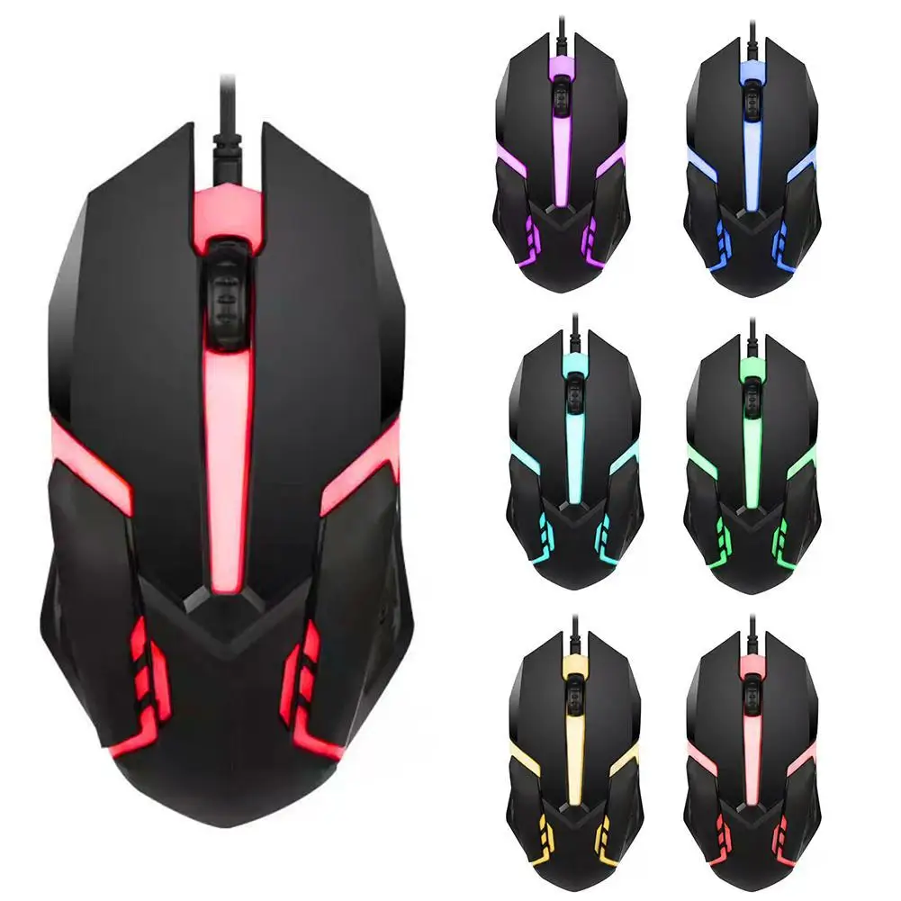 Gaming Mouse USB Wired Ergonomic Laptop PC Optical Computer with RGB Backlit