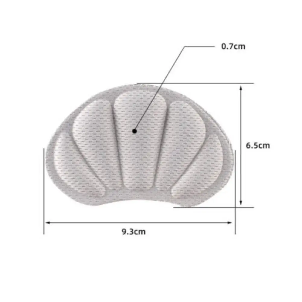 Shell Shape Sports Shoes Gel Heal Blister Liners Foot Protectors 2 pair Shoe Boot Pads Heel Grips