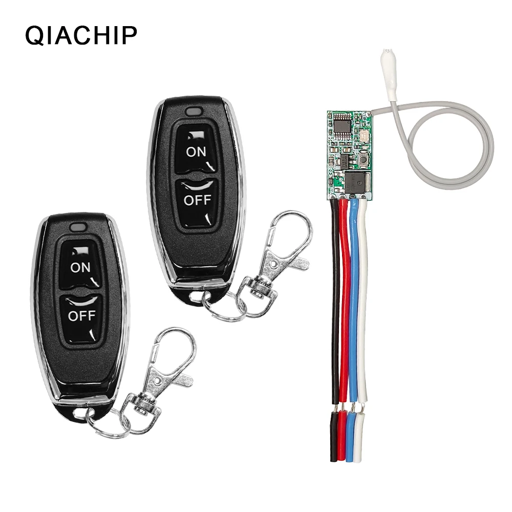 Description Picture 6 of itemQIACHIP 433MHz Mini Wireless Relay RF Remote Control Switch DC 3.6V 5V 9V 12V 24V LED Lamp Controller Micro Receiver Transmitter