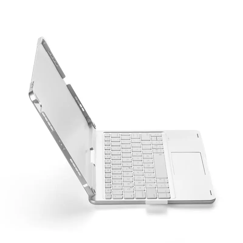360 Degree Rotating Keyboard Backlit Wireless Protective Keypad Rainbow Light Keypad Protective Tablet Keyboard Tablet Accessory