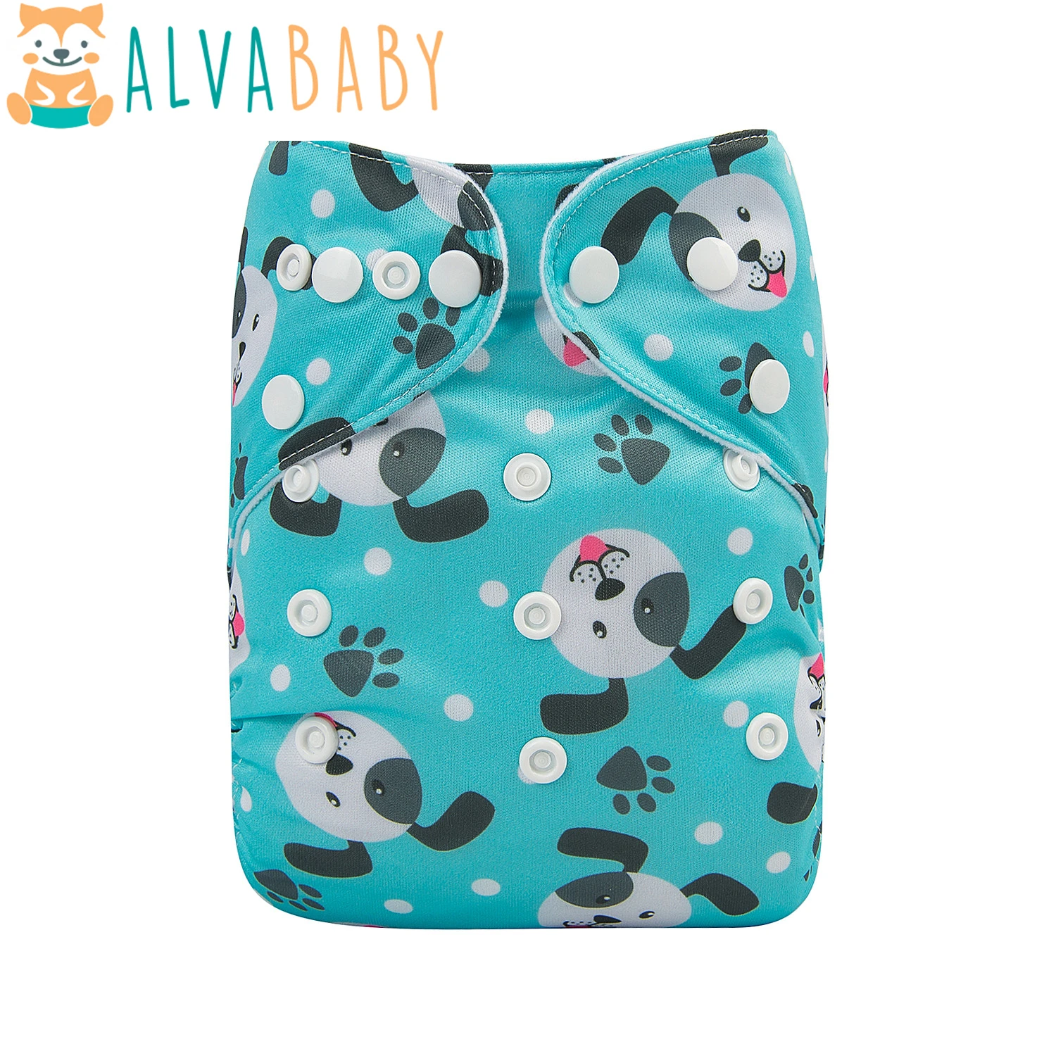Alvababy Fashion Baby Cloth Diaper Snaps Adjustable Ecological Nappy