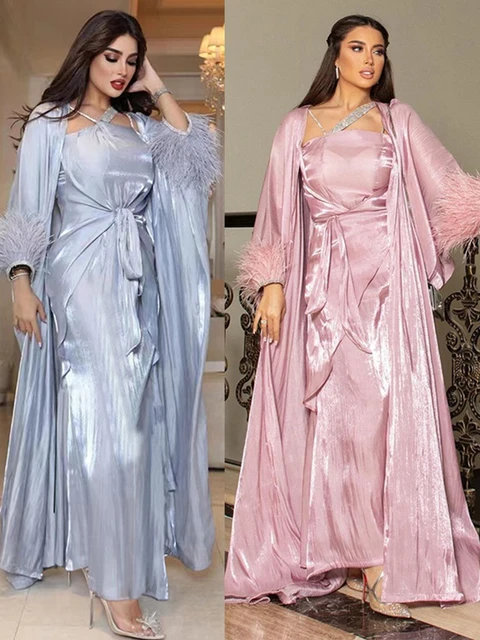 Unique Bargains Women's 4pcs Satin Pajama Set 3/4 Sleeve Top Nightgown Lace  Robe Sets - Walmart.com