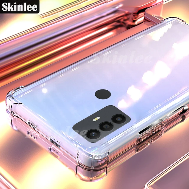 Skinlee For TCL 30 SE 30E Transparent Case Official Original Shockproof  Clear Cover For TCL 305 306 - AliExpress