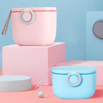 400ml 휴대용 우유 분말 수식 디스펜서 식품 학년 PP 아기 콩 저장 상자 어린이 케어