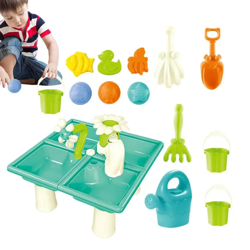 water-activity-table-toddler-sensory-kids-table-13-piece-water-toy-accessories-enhances-motor-skills-promotes-sensory-learning