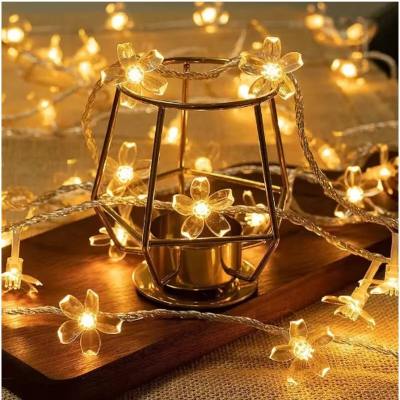 

Christmas Snowflake LED String Light Garland Xmas Decoration Party Home Xmas Santa Claus Gifts Navidad 2023 Happy New Year