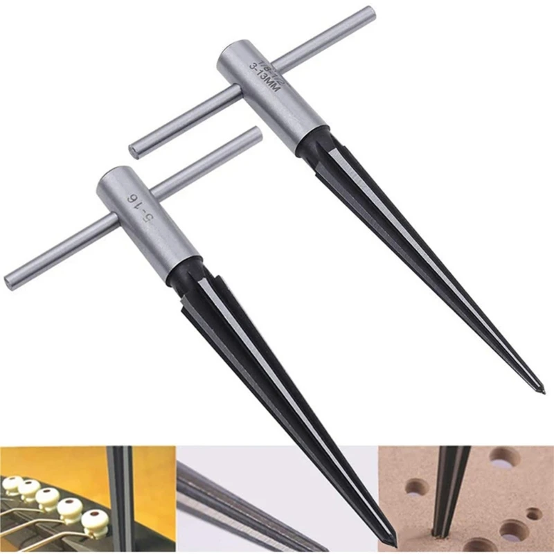 Handheld Reamer Set Tapered Tools Cut Pipe Tubing Inside Deburring Edge Tool 1/8-1/2 3-13mm&5-16mm