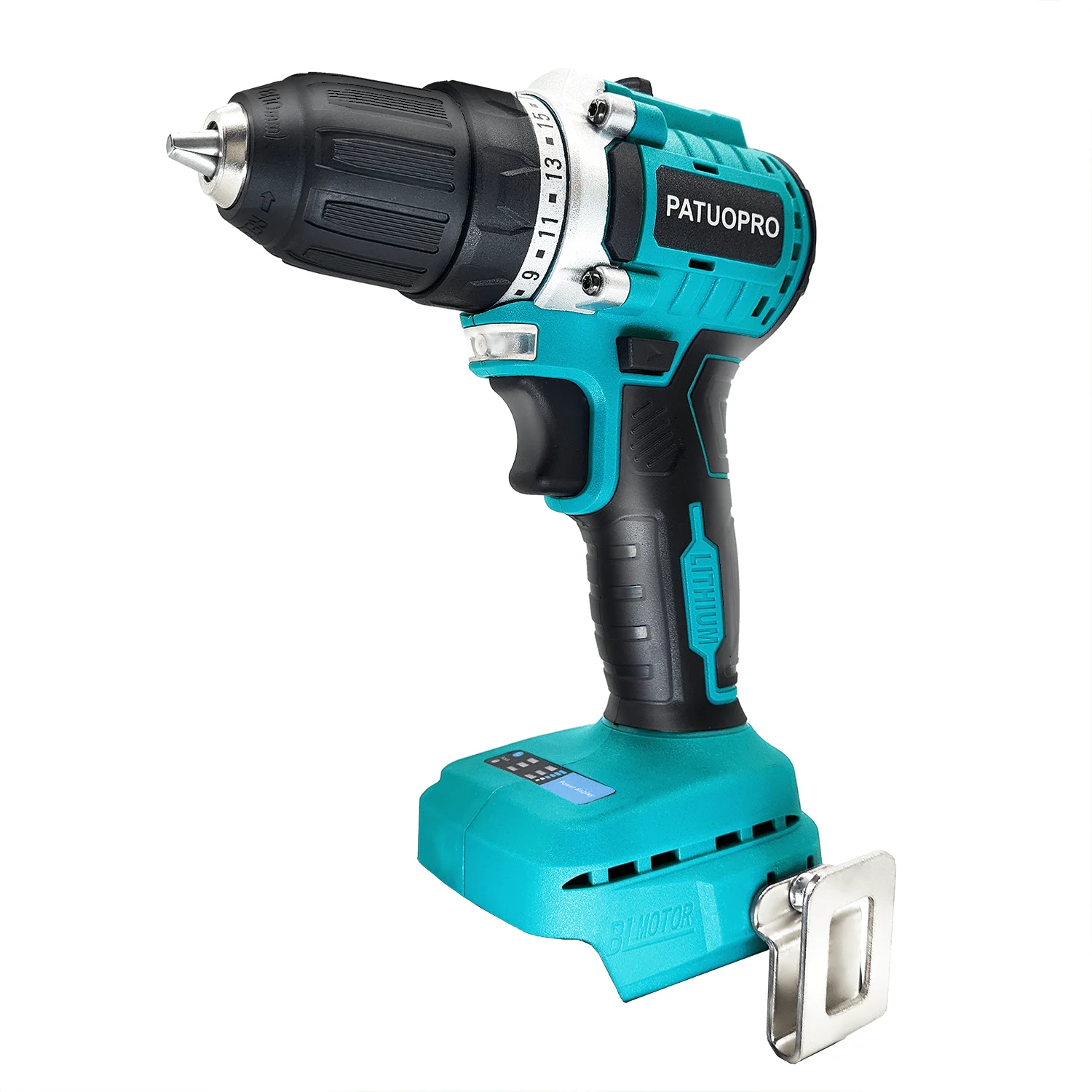 10mm Brushless Cordless Drill Electric Hand Drill Screwdriver 2 Speed 23 Torque Setting fit Makita 18v Battery (No Battery)