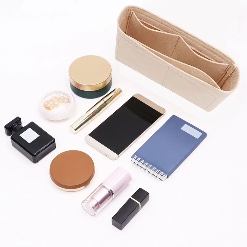 Durable Felt Felt Insert Bag Storage Bag Support Internal Bag Organization Portable Bag Organiser