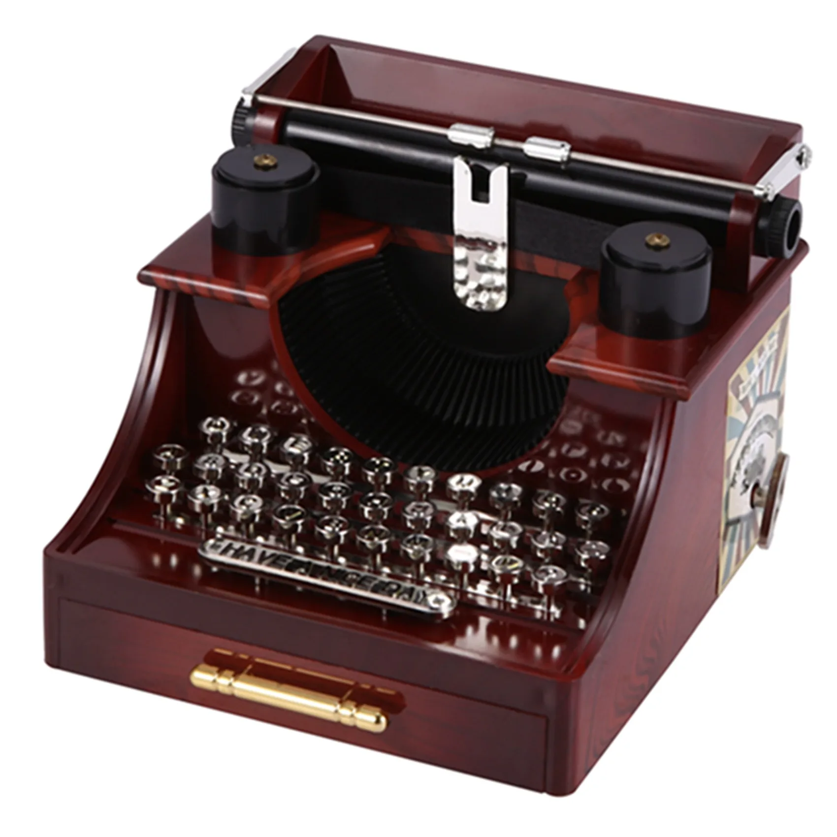  Mini Vintage Style, Typewriter for Kids Typewriter