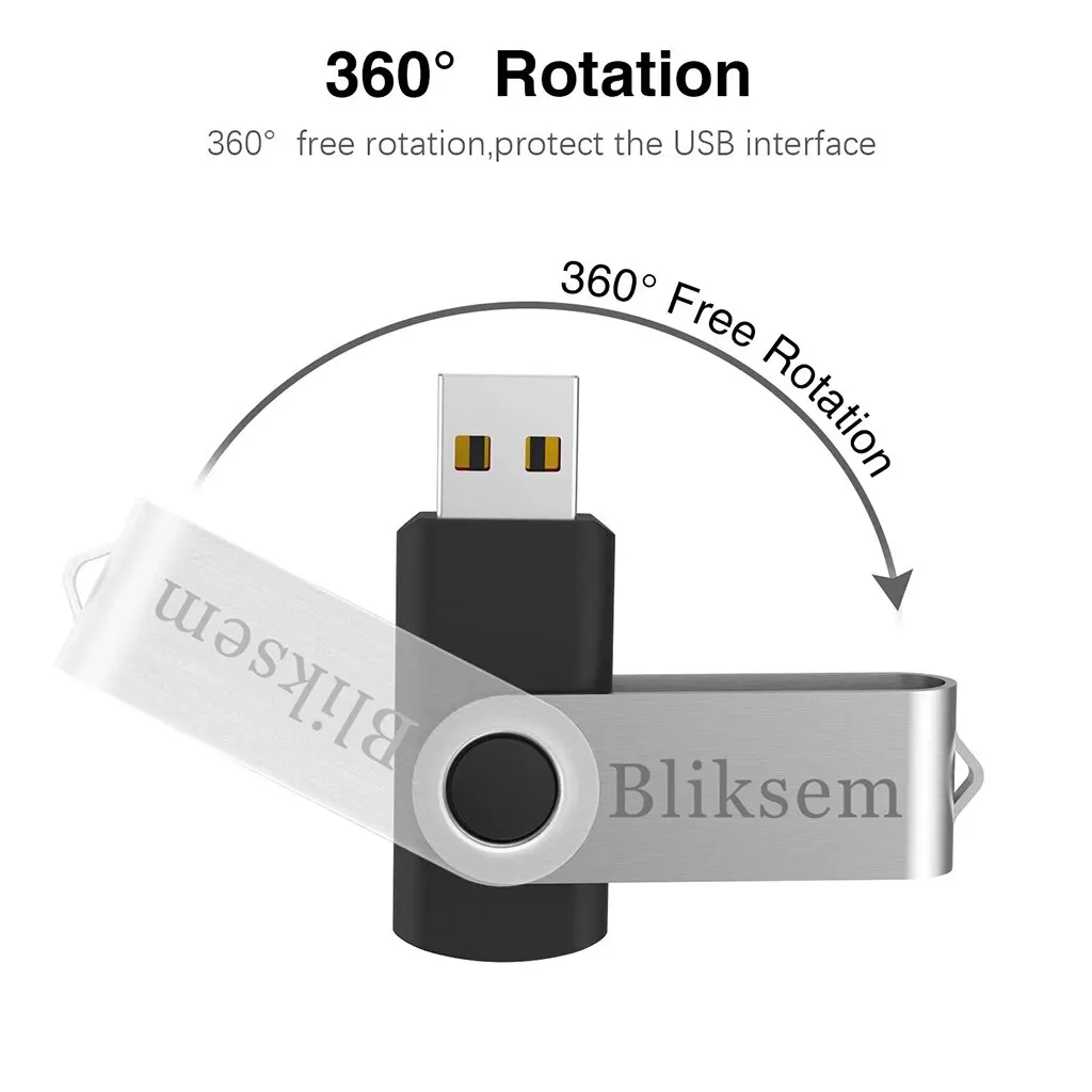 USB Flash Drive Bliksem Pendrive 64GB Memory Stick for PC Mobile 2.0 Metal USB Flash Drive