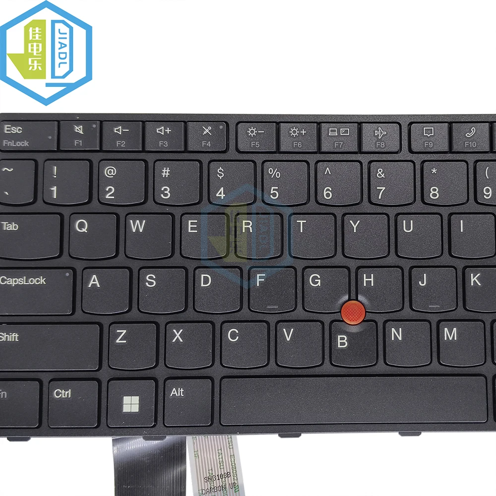 Teclado Backlight dos Eua para Lenovo Thinkpad L15 Gen Notebook Inglês Teclados Light Trackpoint Quadro Preto 21h3 21h4 21h8 21h7 - Imagem 3