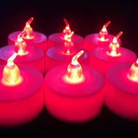 6Pcs Battery Operated LED Tea Lights Candles Flameless Flickering Weeding Decor Led Candles with Flickering Flame Candle Jar - Image 6