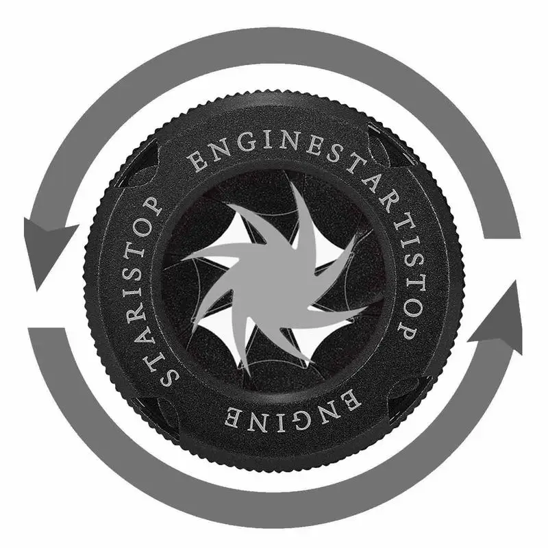 Car Moto Engine Start Stop Button Cover Interruttore Di Accensione Protezione Girevole A Lama Interruttore Interno Coperchio Di Rotazione Decor