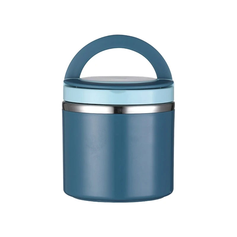 

Вакуумный суп для горячей пищи, 1000 мл пищевая колба из нержавеющей стали, вакуумные изолированные пищевые банки с ручкой, контейнер для горячего пищи, вакуумный, прочный