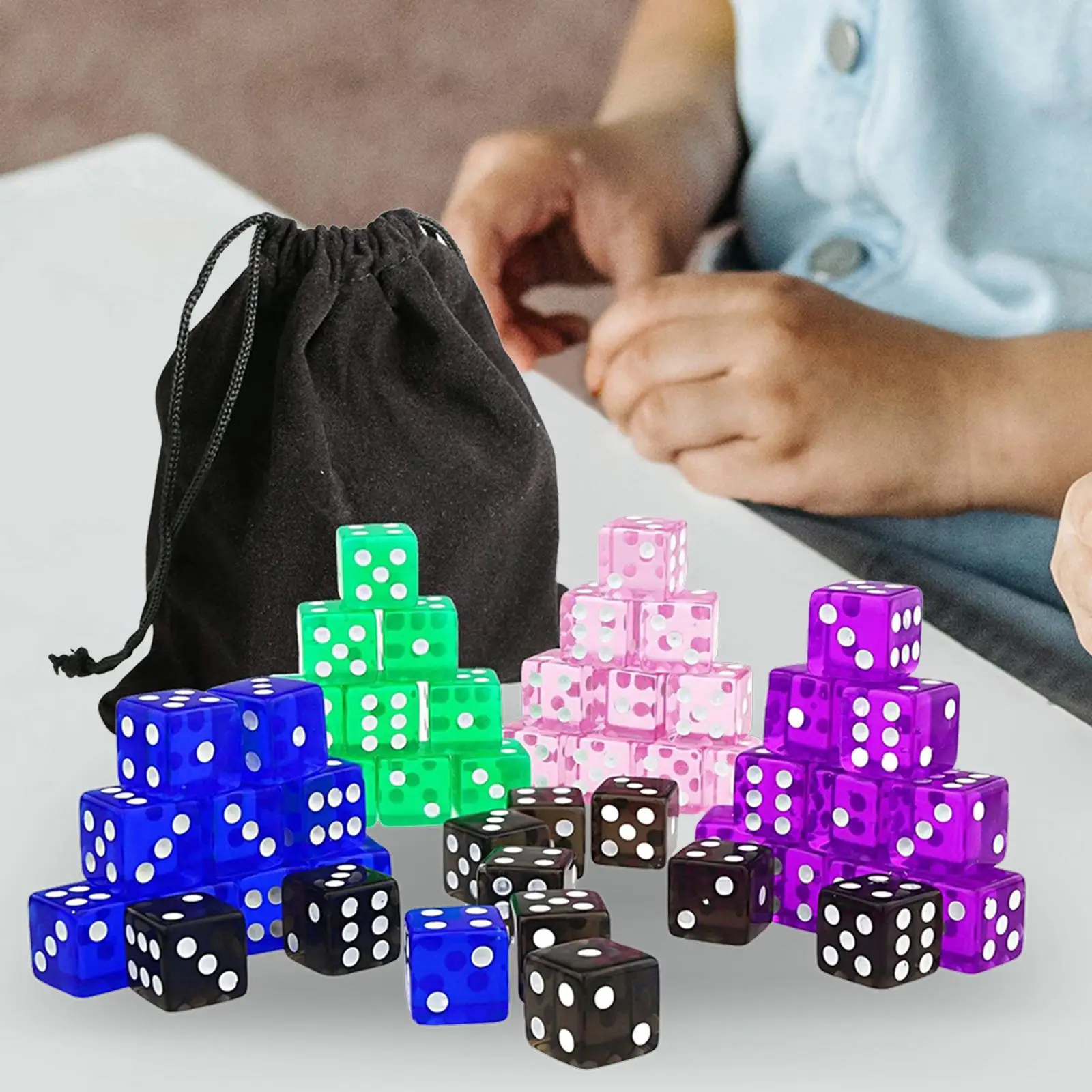 6 Sided Dices, Role Playing Game Dices, Entertainment Toy for Table Game