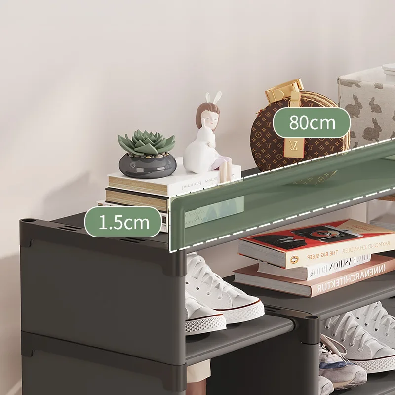 Multilayer Dustproof Shoe Rack Non-woven Home Shoe Rack Organizer Closet Shoe-shelf Shoes Storage Rack Living Room Shoe-shelf