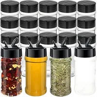 Transparent Seasoning Jars Reusable Large Empty Spice Condiment Storage Bottles Season Powder Containers Box for Kitchen Tools 1