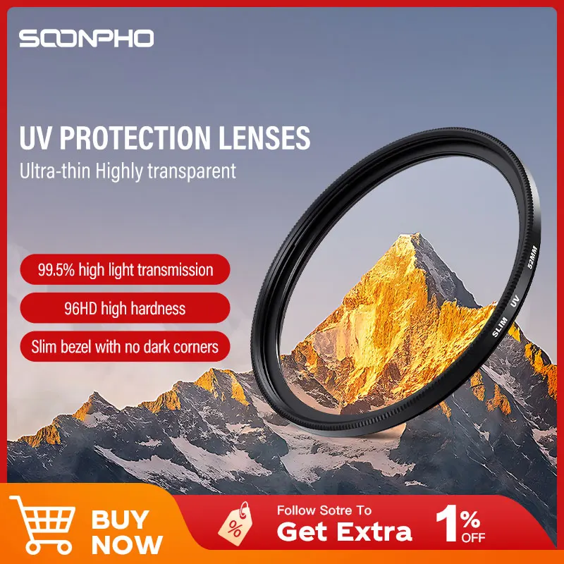 Ultra-Thin High Transmittance UV Lens Filter - Mirrorless Camera Protection