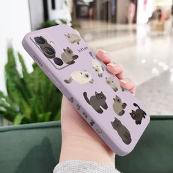 Color Changing Cat Phone Case Cover - Vibrant & Fun Design - Samsung A17 (Light Purple)