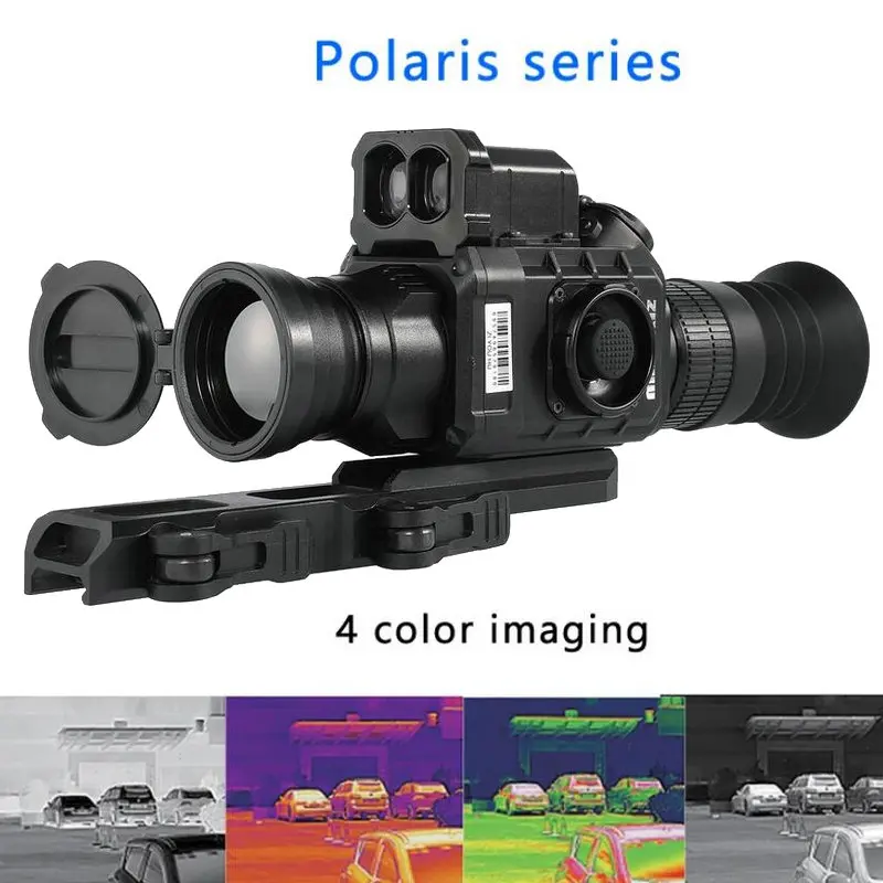 Thermal Imager riflescope Sniper Sight Scope Polaris Series 384*288 Pixel Monocular Thermal Night Vision Riflescope with rail
