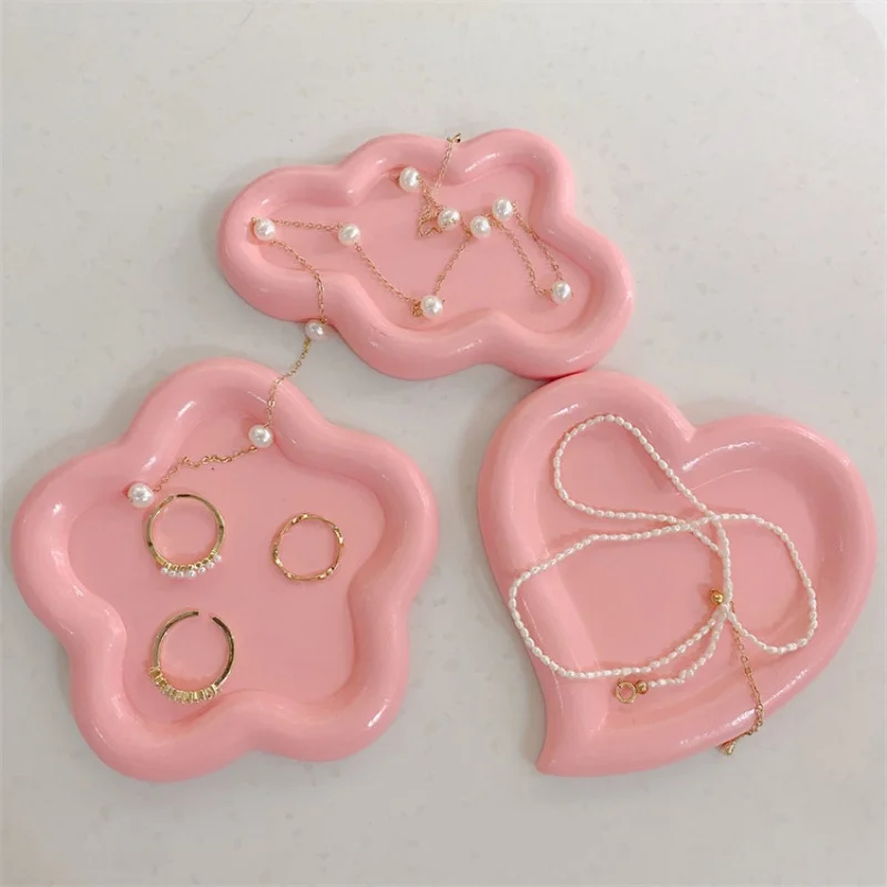 Creative Resin Trays resin jewellery tray jewelry display tray for Home Decor Jewelry Storage