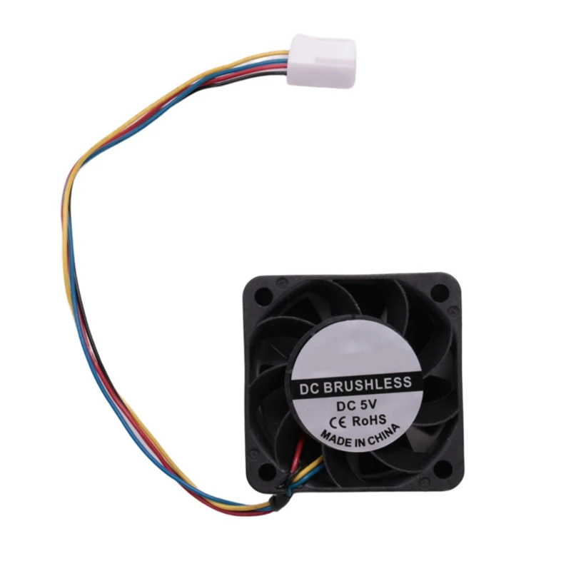 For Jetson Nano Cooling Fan 5V, 4PIN Reverse-Proof,PWM Speed Adjustment, Strong Cooling Air