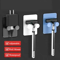 Punch Free Shaving Razor Holder Shower Men Shaver Holder Bathroom Accessories Razor Stand Wall Hook Razor Storage Shelf Hanger 1