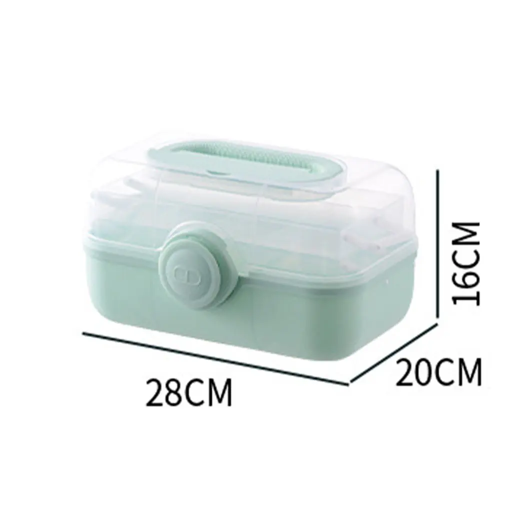 Plastic Storage Box Medical Box Organizer Multi-Functional Portable  Medicine Cabinet Family Emergency Kit Box Dropship - AliExpress