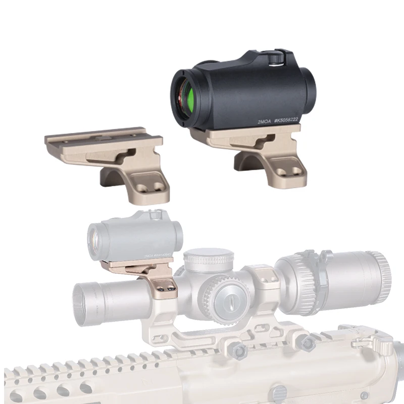 Tactical Badger C1 30 34MM 12 O\'clock Top Optical Plate Mount Red Dot Sight Optics Accessory for BOC1 Scope Mount