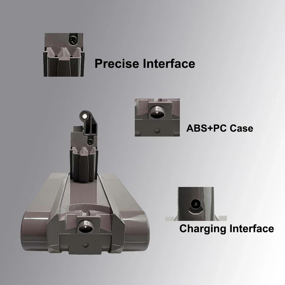 

Аккумулятор V6 для Dyson, 21,6 в, 6800 мА · ч, для пылесосов Dyson V6 DC58,DC59,DC62, 650770880, SV03,SV04,SV05,SV06,SV07,SV09