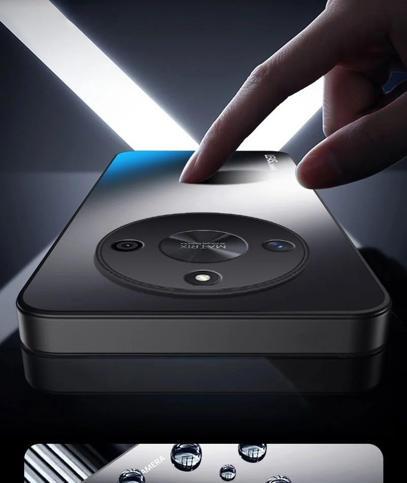 Huawei Honor Matte Hard Case with Ring Stand - Magnetic Protective Back Cover