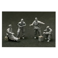 1/35 model kit resin kit 1/35 Luftwaffe 2cm flak crew (4 FIGURES WITH ACCESS) 1