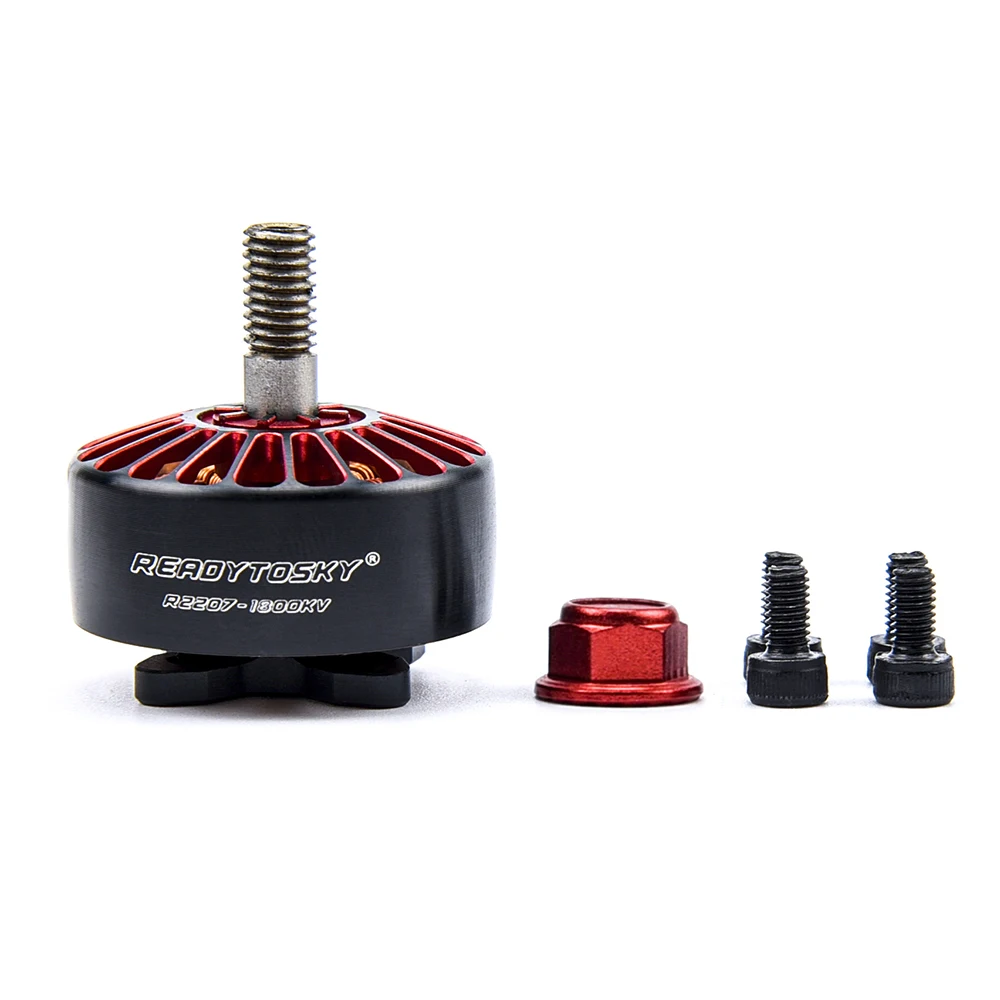Lot de 4 Moteurs Brushless 2207 1800KV 3-6S pour Drone FPV 5 pouces