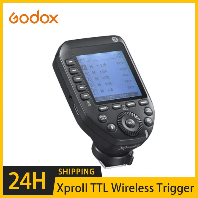 

Godox Xpro II TTL Wireless Flash Trigger 1/8000s HSS TTL-Convert-Manual Function Large Screen for Canon Nikon Sony Olympus Penta