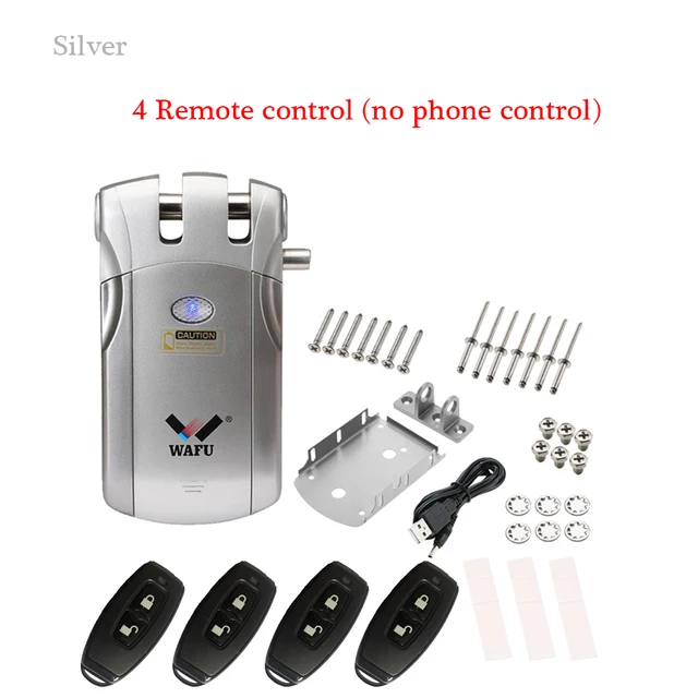 Schaap Versterker Inferieur Wafu 019 Afstandsbediening Deurslot Draadloze Tuya Wifi Smart Lock  Bluetooth Elektronische Keyless Onzichtbare Slot Telefoon Controle Sloten -  AliExpress Veiligheid en bescherming