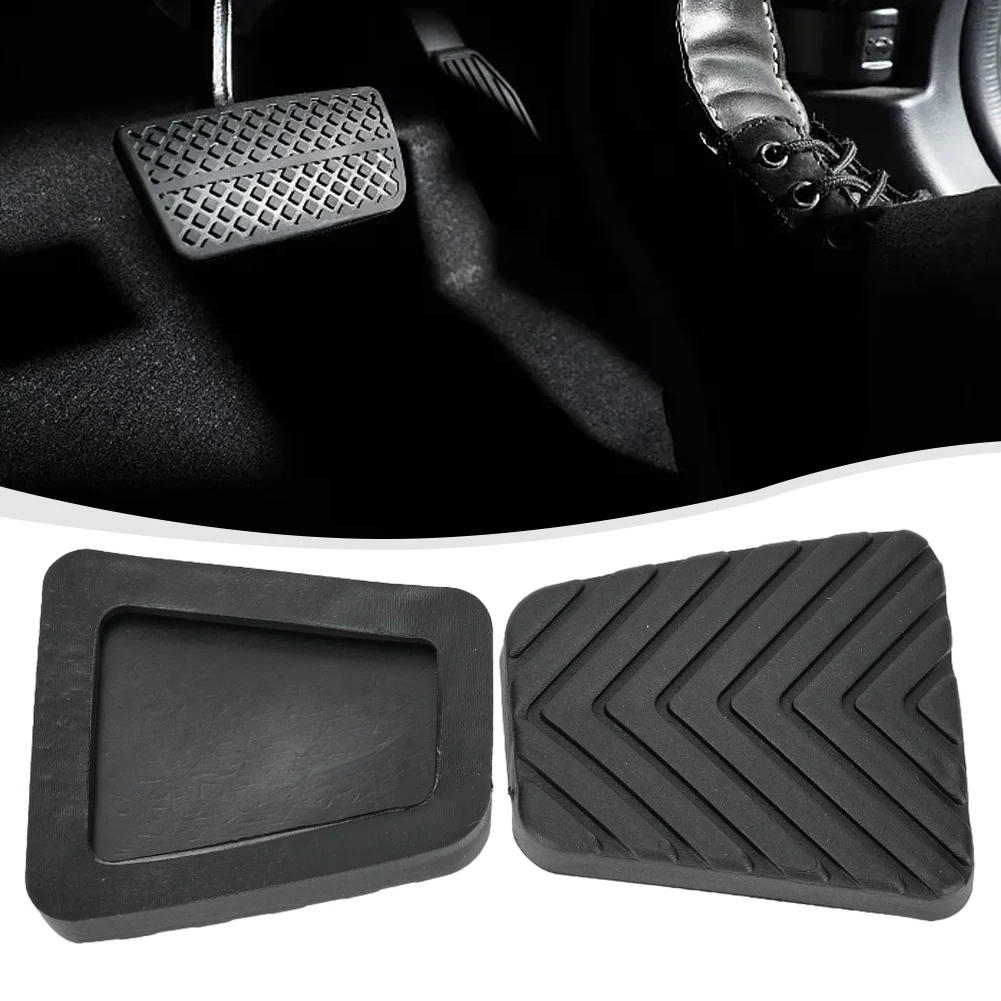 Clutch Pedal Cushion Pedal Pad Accessories Cover Mat Replacement Rubber Vehicle 2pcs 32825-36000 6.3*5.6*1.1cm