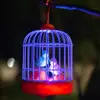 Children Electronic Simulation Bird Cage Toy With Sound Inductive Sound Voice Control Bird Cage Birdcage Voice Parrot Cage Toys 5