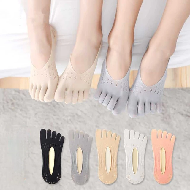 12 pares de calcetines para dedo del pie de la mitad de los