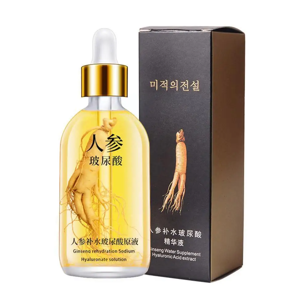 

100ml Gold Ginseng Face Essence Polypeptide Anti-wrinkle Lightning Moisturizing Niacinamide Facial Serum For Skin Care Prod N5B1