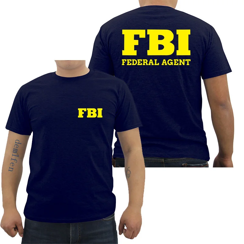 連邦捜査局捜査 FBI Tシャツ男性政府エージェントシークレットサービス